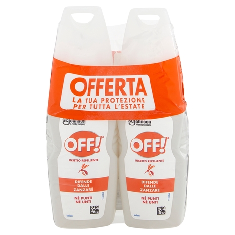 Off!, Insetto repellente Spray Bipacco, 100 ml
